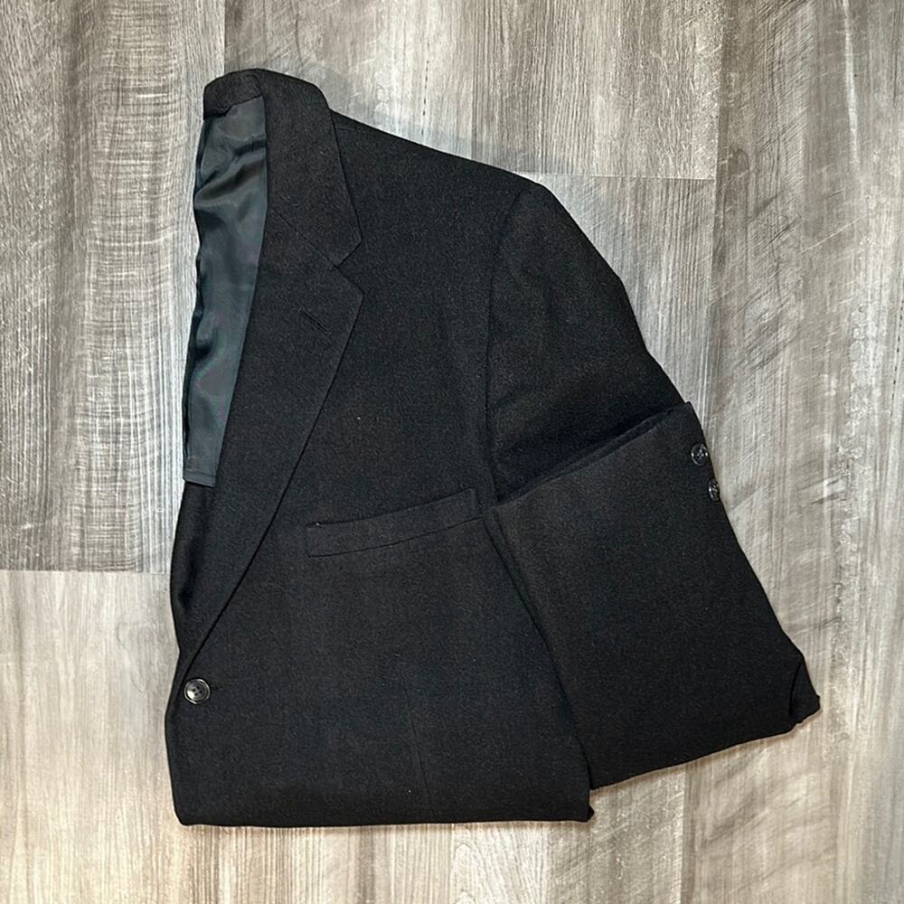 Hart Schaffner Marx Vintage Eton Flannel Wool Sport Coat - 42L